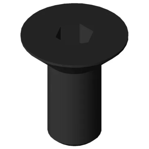 Countersunk Screw DIN 7991 M8x18, black