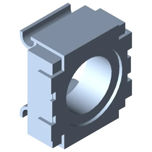 Captive Nut M10, bright zinc-plated