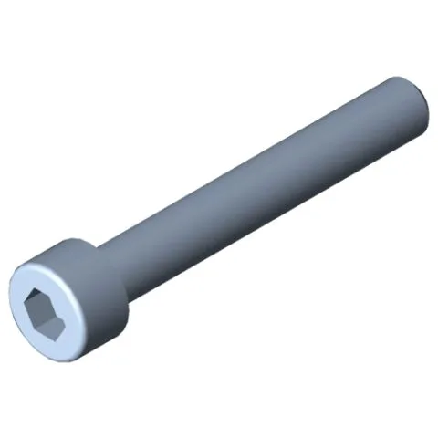 Hexagon Socket Head Cap Screw DIN 912 M5x35, bright zinc-plated