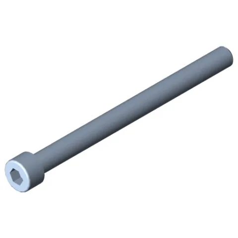Hexagon Socket Head Cap Screw DIN 912 M8x100, bright zinc-plated