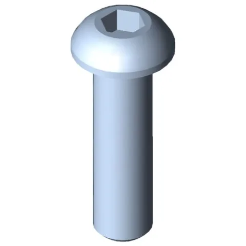 Button-Head Screw M6x22, stainless