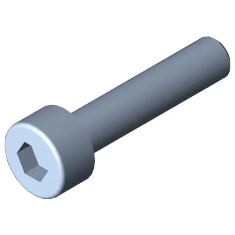 Hexagon Socket Head Cap Screw DIN 912 M3x14, bright zinc-plated