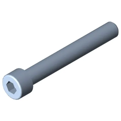 Hexagon Socket Head Cap Screw DIN 912 M8x60, bright zinc-plated