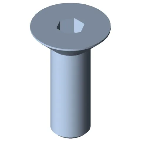 Countersunk Screw DIN 7991 M8x25, bright zinc-plated