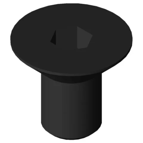 Countersunk Screw DIN 7991 M8x14, black