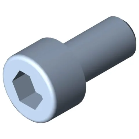 Hexagon Socket Head Cap Screw DIN 912 M6x12, bright zinc-plated