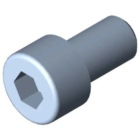 Hexagon Socket Head Cap Screw DIN 912 M8x14, bright zinc-plated