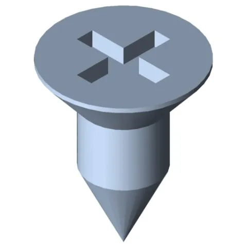 Countersunk Screw, self-threading DIN 7982 St 3.9x9.5, TX15, stainless