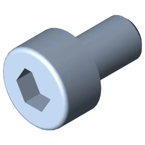 Hexagon Socket Head Cap Screw DIN 912 M3x5, bright zinc-plated