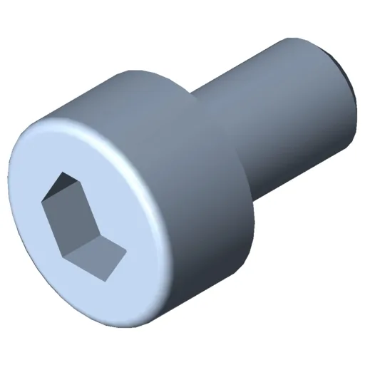 Hexagon Socket Head Cap Screw DIN 912 M3x5, bright zinc-plated