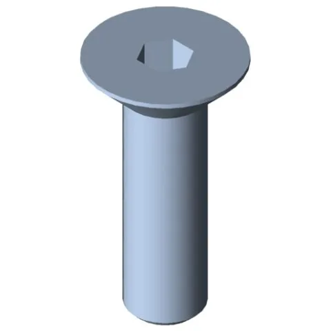 Countersunk Screw DIN 7991 M5x18, bright zinc-plated