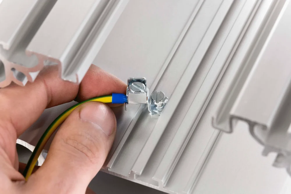 Earth Connection, Installation Column Profile, bright zinc-plated - Image 4