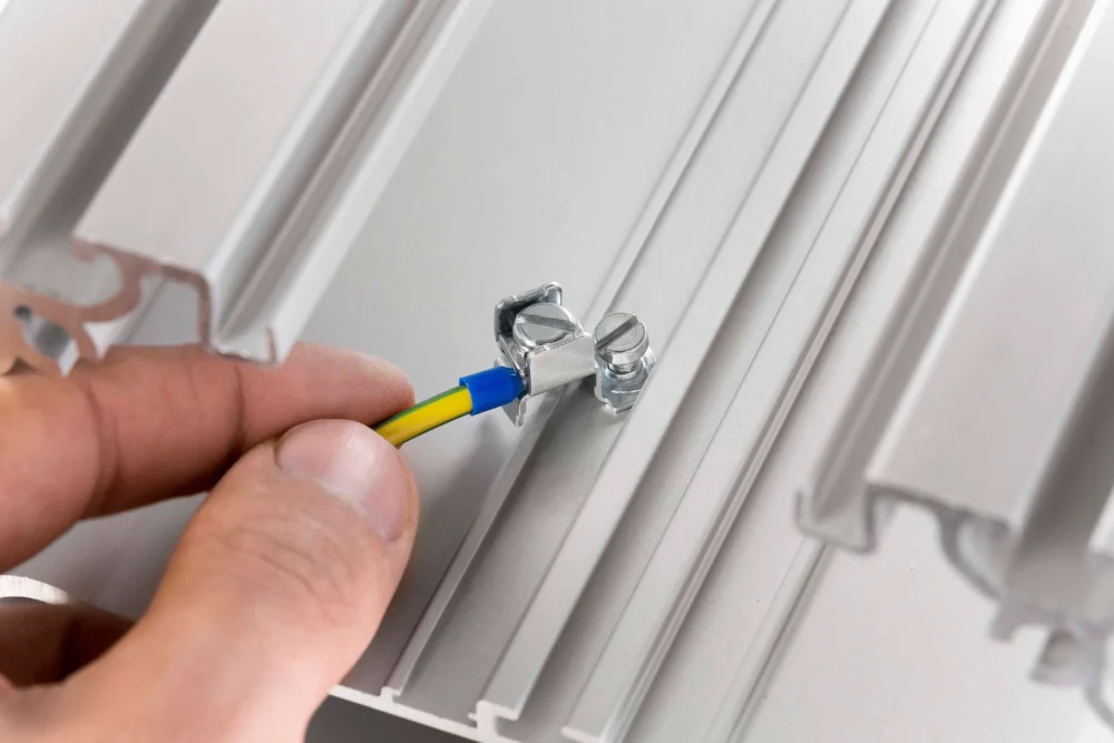 Earth Connection, Installation Column Profile, bright zinc-plated - Image 5