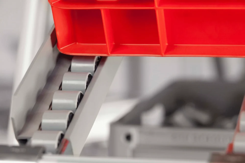 Roller Conveyor St Guide Rail e 32, grey similar to RAL 7042 - Image 4
