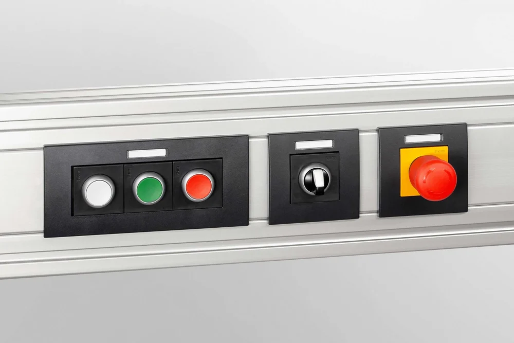 Adapter M45 for Control Circuit Device, 22mm, black grey, similar to RAL 7021 - Image 5