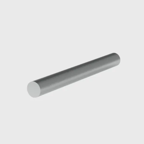 Hardened precision steel shaft h6, 6mm