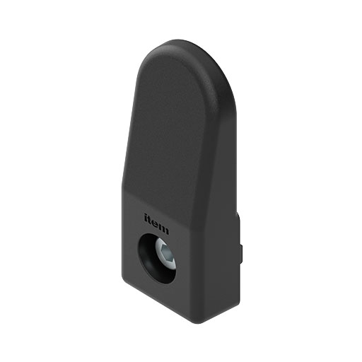 End Cap 8 40 H60 ESD, black - Image 2