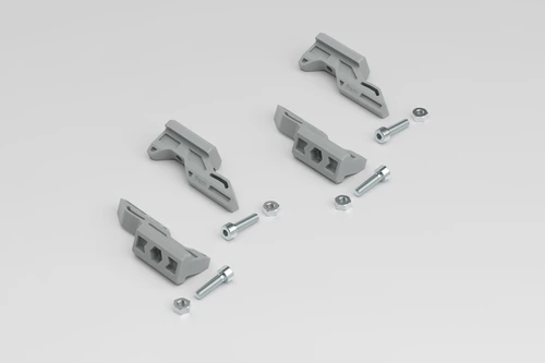 Profile Coupling Set 8 K, grey similar to RAL 7042