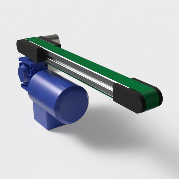 Elcom Conveyor 40 Flat belt End drive - Motor below