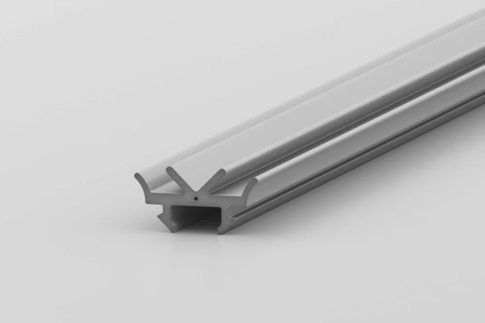 Fixing System, Lip Seal 8, grey similar to RAL 7042