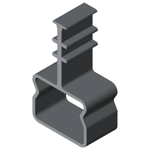 Roller Conveyor St Guide Rail z, grey similar to RAL 7042 - Bilde 5