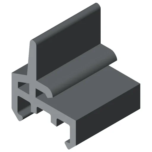 Panel-Fixing Strip D30, grey similar to RAL 7042 - Image 6