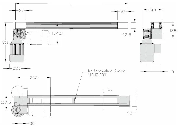 Conveying Unit 1000 Flat Belt - Image 2