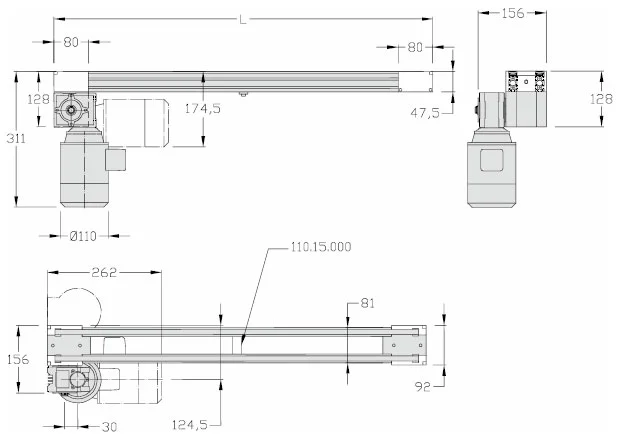 Conveying Unit 1000 Timing Belt - Image 2