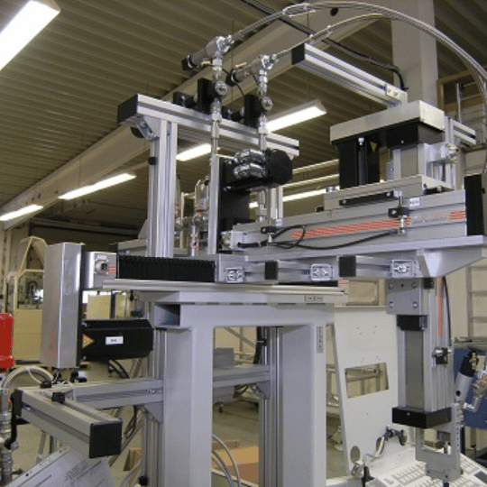 Linear module application with belt gear » AluFlex Group